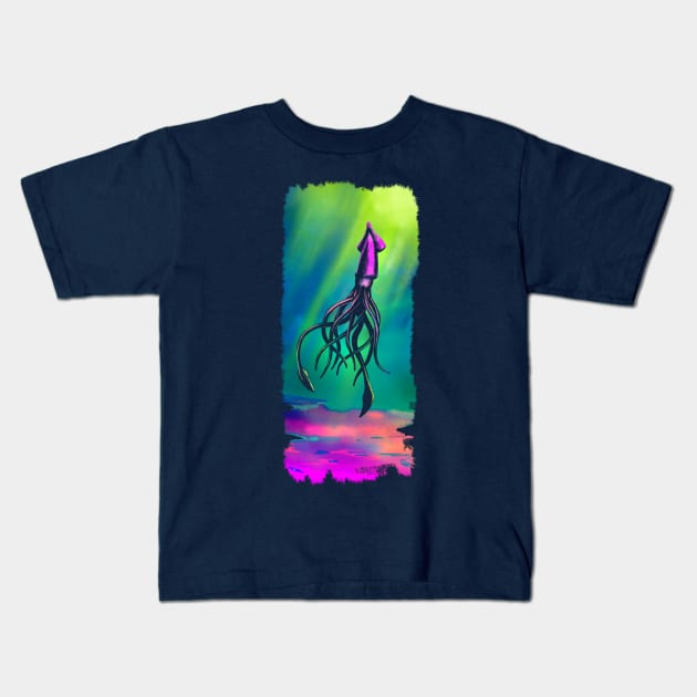 Dawn on the reef Kids T-Shirt by 9shanks9